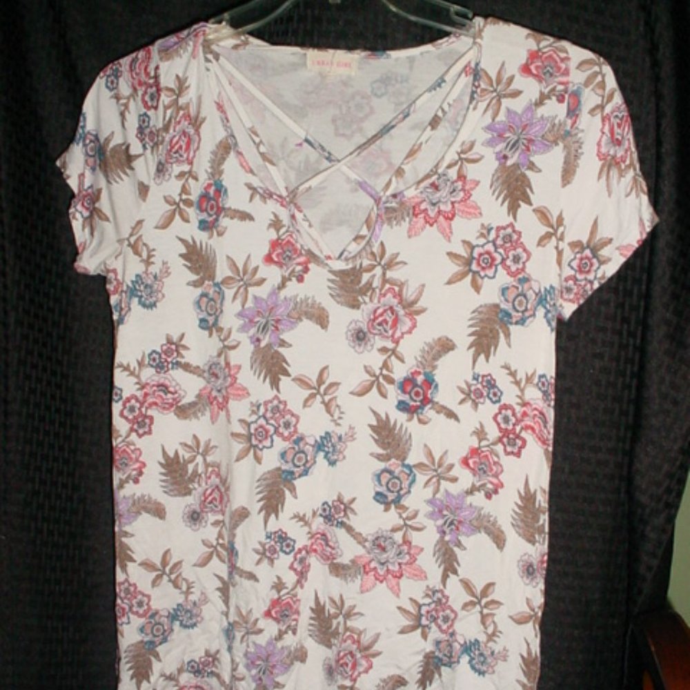 URBAN GIRL Strappy Neck Blouse L